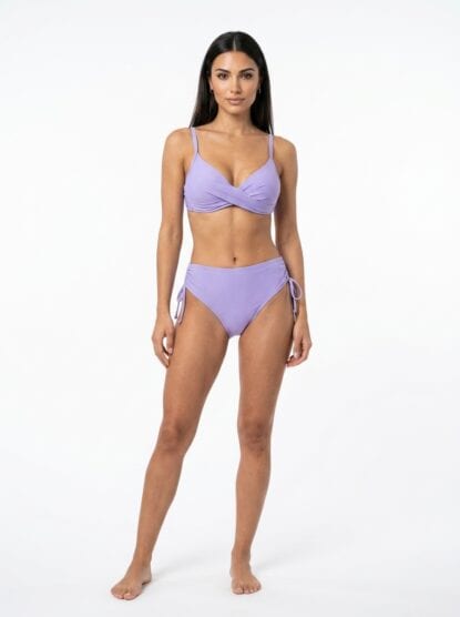 Γυναικείο μαγιό μπικίνι σε λιλά χρώμα - Chic Summer - Front View